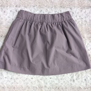 J. Crew Dusty Purple Poplin Wednesday Pocket Skirt